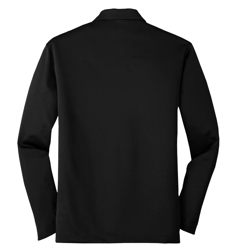 Employee Long Sleeve Port Authority Polo - Black
