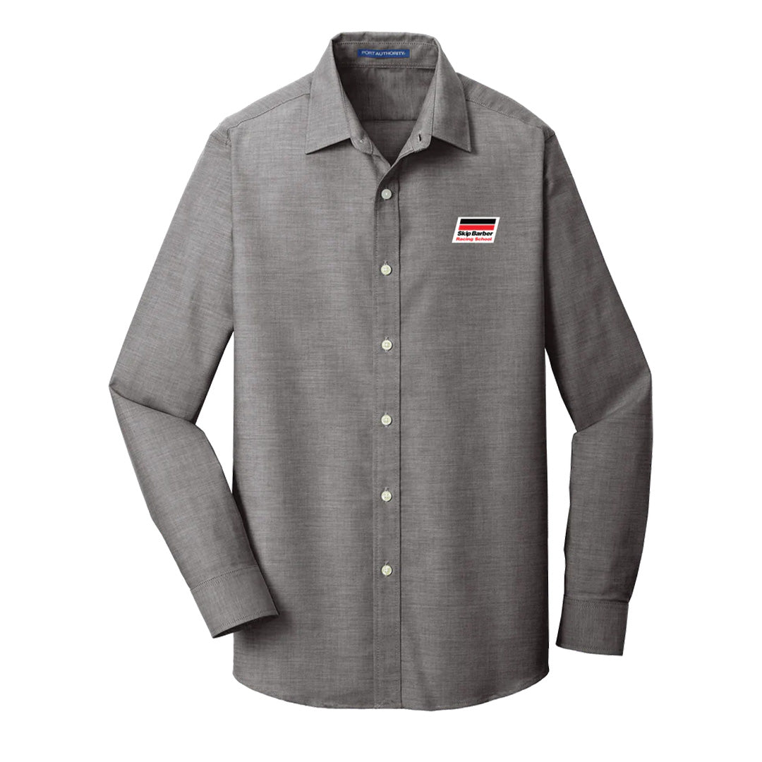 Long Sleeve Port Authority Polo - Black